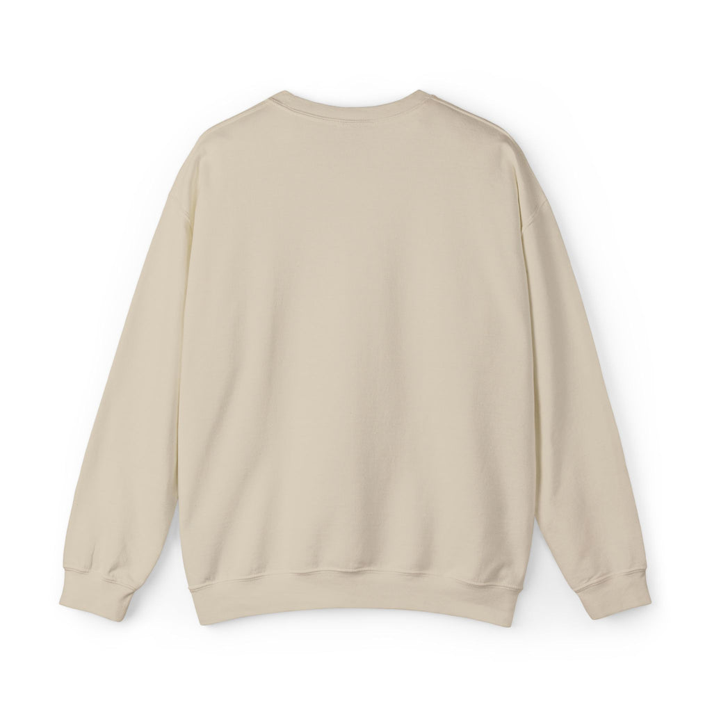 I'm In Therapy Minimalistic Oversized Sweatshirt | Black on Tan