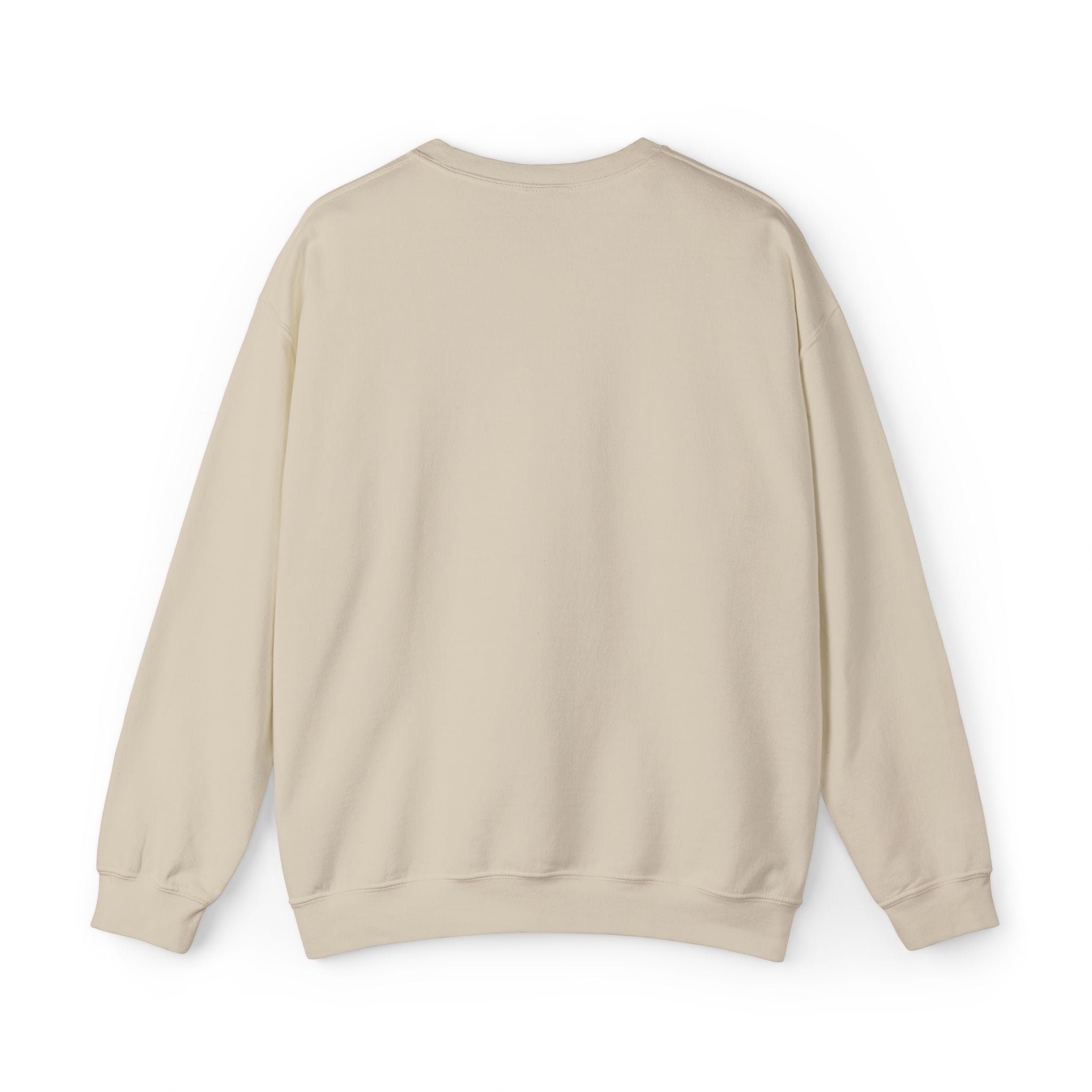 I'm In Therapy Minimalistic Oversized Sweatshirt | White on Tan